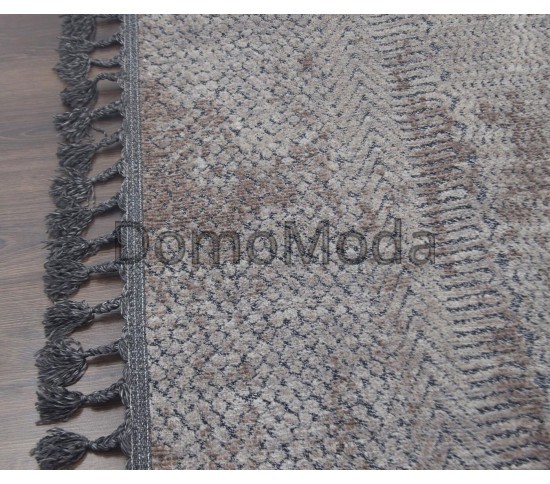 Синтетический ковер RETRO 30249 BROWN-BLACK Купить в интернет магазине ДомоМода фото 3 Синтетический ковер RETRO 30249 BROWN-BLACK - высокое качество по лучшей цене в Украине изображение 3.
